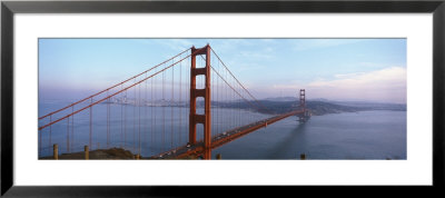 Traffic On A Bridge, Golden Gate Bridge, San Francisco, California, Usa by Panoramic Images Pricing Limited Edition Print image