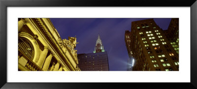 Night, Chrysler Building, Grand Central Station, New York City, New York State, Usa by Panoramic Images Pricing Limited Edition Print image