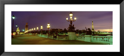 Alexander Iii Bridge, Paris, France by Panoramic Images Pricing Limited Edition Print image