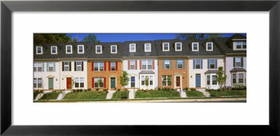 Townhouse, Owings Mills, Maryland, Usa by Panoramic Images Pricing Limited Edition Print image