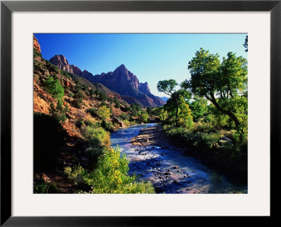 North Fork Of Virgin River, Zion National Park, Utah by Eddie Brady Pricing Limited Edition Print image
