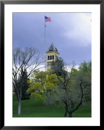 Historic Main Building And Old Main Hill, Utah State University, Logan, Utah, Usa by Scott T. Smith Pricing Limited Edition Print image