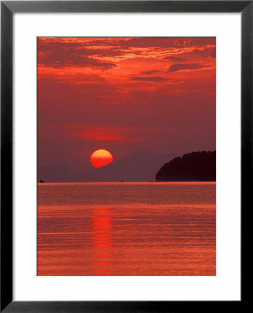 Andaman Sea Glows With Reflected Sunset, Thailand by John & Lisa Merrill Pricing Limited Edition Print image