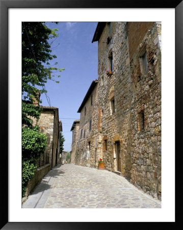 Oldest Building In The Best Preserved Fortified Medieval Village In Tuscany by Pearl Bucknall Pricing Limited Edition Print image