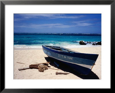 Fishing Boat, Sam Lord's Beach, St Philip by Holger Leue Pricing Limited Edition Print image