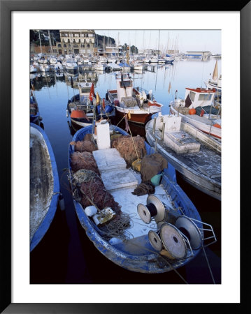 Boats In The Harbour, Arenys De Mar, Costa Brava, Catalonia, Spain by Jeremy Bright Pricing Limited Edition Print image