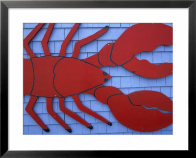Lobster Sign, Fundy National Park, New Brunswick, Canada by Walter Bibikow Pricing Limited Edition Print image