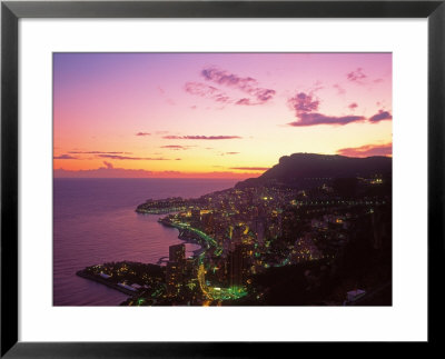 La Tete De Chien, Principality Of Monaco, France by David Barnes Pricing Limited Edition Print image