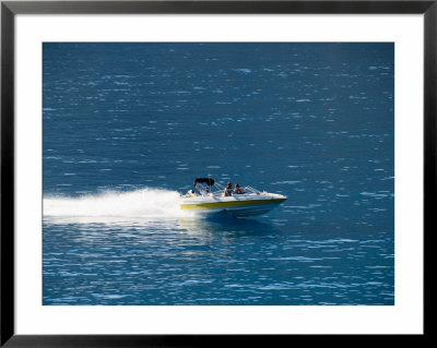 Speed Boat, Assos, Kefalonia (Cephalonia), Ionian Islands, Greece by R H Productions Pricing Limited Edition Print image