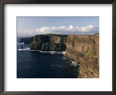 Cliffs Of Moher, Rising To 230M In Height, O'brians Tower And Breanan Mor Seastack, County Clare by Gavin Hellier Pricing Limited Edition Print image