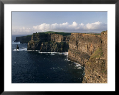 Cliffs Of Moher, Rising To 230 M In Height, O'brians Tower And Breanan Mor Seastack, County Clare by Gavin Hellier Pricing Limited Edition Print image