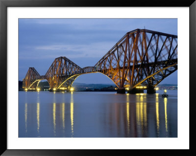 Forth Railway Bridge Over The Firth Of Forth, Queensferry Near Edinburgh, Lothian, Scotland, Uk by Neale Clarke Pricing Limited Edition Print image