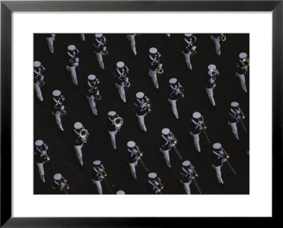 An Elevated View Of A Marching Band by Jodi Cobb Pricing Limited Edition Print image
