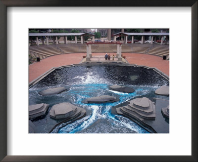 Fountain Near The Old State Capitol Building, St. Louis, Missouri, Usa by Connie Ricca Pricing Limited Edition Print image