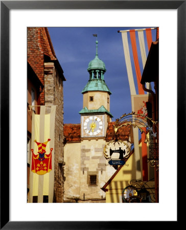 Markus Tower And Roder Arch, Rothenburg Ob Der Tauber, Germany by Johnson Dennis Pricing Limited Edition Print image
