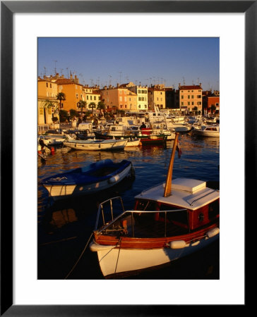 Harbour At Dusk, Rovinj, Croatia by Wayne Walton Pricing Limited Edition Print image