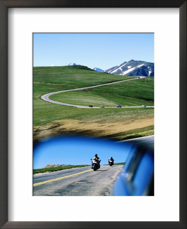 Traffic On Trail Ridge Road, Rocky Mountain National Park, Colorado by Holger Leue Pricing Limited Edition Print image