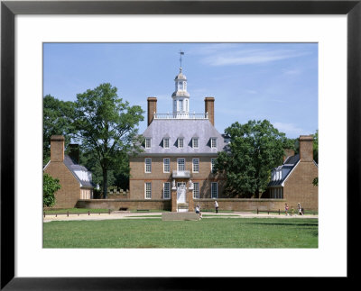 Exterior Of Governor's Palace, Colonial Architecture, Williamsburg, Virginia, Usa by Pearl Bucknall Pricing Limited Edition Print image