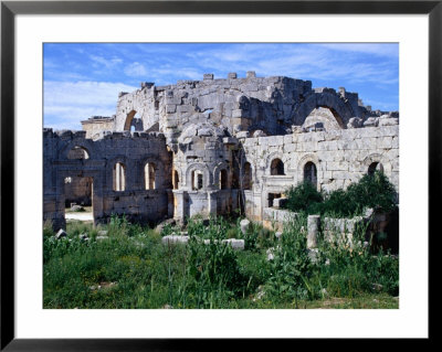 Qala'at Samaan, Ruined Basilica Of St. Simeon Of Stylites, Built Around Pillar Of St. Simeon, Syria by Tony Wheeler Pricing Limited Edition Print image
