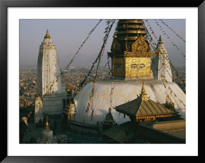 Swayambhunath Stupa Is The Most Ancient Of All The Holy Shrines In Kathmandu Valley by Maria Stenzel Pricing Limited Edition Print image