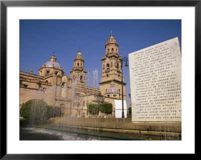 Cathedral Of Morelia, Mexicop; The Capital Of Michoacan, Is A Colonial City Founded In 1514 by Gina Martin Pricing Limited Edition Print image
