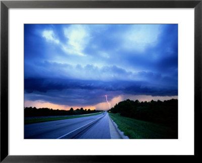 Lightning Over The Bee Line Expressway, East Of Orlando by Peter Krogh Pricing Limited Edition Print image