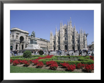 Piazza Del Duomo, Milan, Lombardy, Italy by Hans Peter Merten Pricing Limited Edition Print image