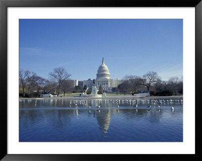 Capitol From Across Capitol Reflecting Pool, Washington Dc, Usa by Michele Molinari Pricing Limited Edition Print image
