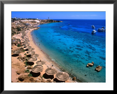Blue Waters And Coral Reefs Of Ras Um Sid, Sharm El-Sheikh, Egypt by Mark Daffey Pricing Limited Edition Print image