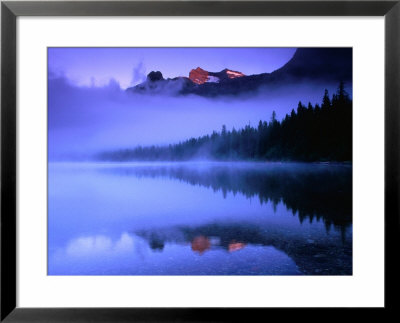 Upper Kintla Lake And Mist At Dawn, Glacier National Park, Montana, Usa by Gareth Mccormack Pricing Limited Edition Print image