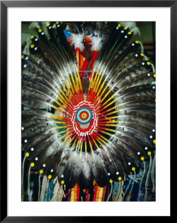 Detail Of Cheyenne Headdress, Usa by Carol Polich Pricing Limited Edition Print image