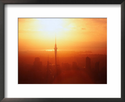 Sunset On Waitemata Harbour, Auckland, New Zealand by David Wall Pricing Limited Edition Print image