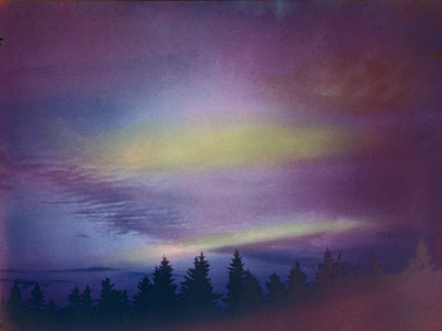 Aurora Borealis, The Northern Lights, Visual Manifestation Of The Earth's Magnetic Shield by J. R. Eyerman Pricing Limited Edition Print image