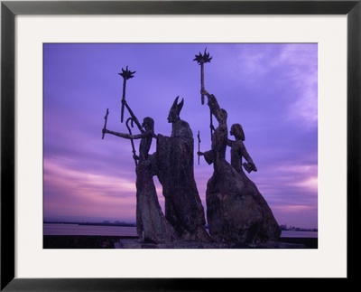 Bogativa Statue, San Juan, Puerto Rico by Greg Johnston Pricing Limited Edition Print image