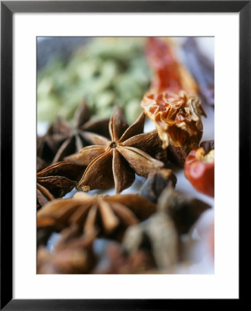 Star Anise And Dried Chili Peppers by Jürg Waldmeier Pricing Limited Edition Print image