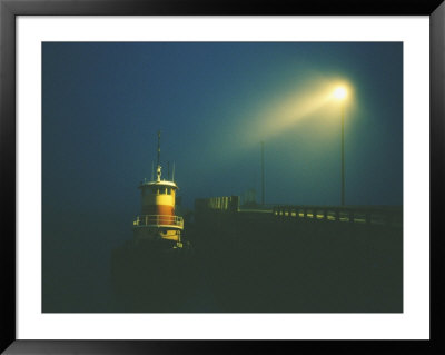 A Tugboat By The Dock by Bill Curtsinger Pricing Limited Edition Print image