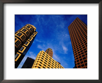 Skyscrapers From Below, Los Angeles, United States Of America by Richard Cummins Pricing Limited Edition Print image
