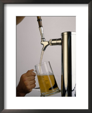 Tap Pouring Beer Into Mug by William Swartz Pricing Limited Edition Print image