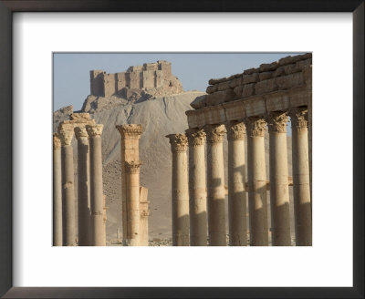 Qala'at Ibn Maan Citadel Castle And Archaelogical Ruins, Palmyra, Unesco World Heritage Site, Syria by Christian Kober Pricing Limited Edition Print image