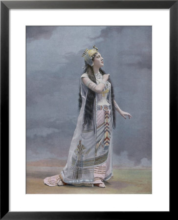 Aida Mlle Soyer As Amneris In A Production At The Academie Nationale De Musique Paris by Cautin & Berger Pricing Limited Edition Print image