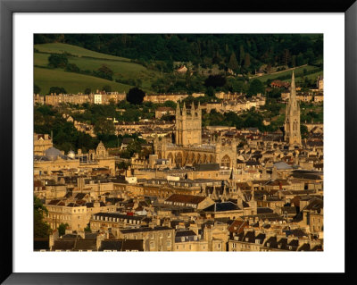 View Over City, Bath,Bath & North-East Somerset, England by Jon Davison Pricing Limited Edition Print image