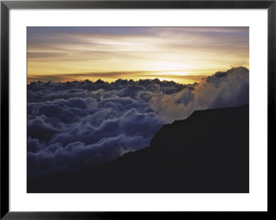 Sunset Above The Clouds, Kilimanjaro by Michael Brown Pricing Limited Edition Print image