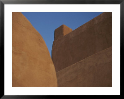 Close View Of An Adobe Structure In Downtown Santa Fe by Stacy Gold Pricing Limited Edition Print image