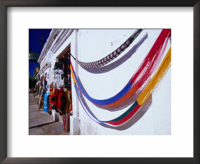 Hammocks For Sale In A Curio Shop On The Mulega Waterfront, Mulege, Mexico by Brent Winebrenner Pricing Limited Edition Print image