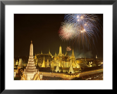 Grand Palace, Fireworks, Night View, Bangkok, Thailand by Steve Vidler Pricing Limited Edition Print image
