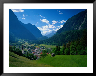 Otztal-Otz Valley & Town Of Oetz, Tyrol, Austri by Walter Bibikow Pricing Limited Edition Print image