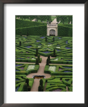 Jardins Et Chateau Villandry, France by Walter Bibikow Pricing Limited Edition Print image