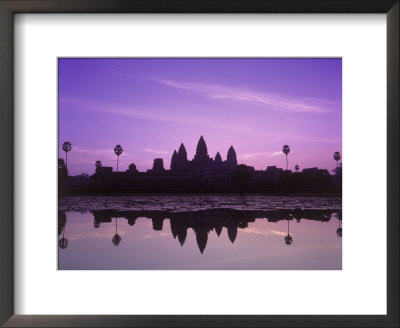 Dusk At Pond, Cambodia by David Ball Pricing Limited Edition Print image