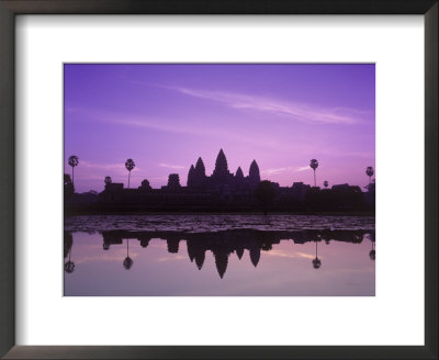 Dusk At Pond, Cambodia by David Ball Pricing Limited Edition Print image