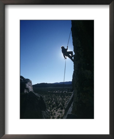 Man Rock Climbing, California by David Porter Pricing Limited Edition Print image